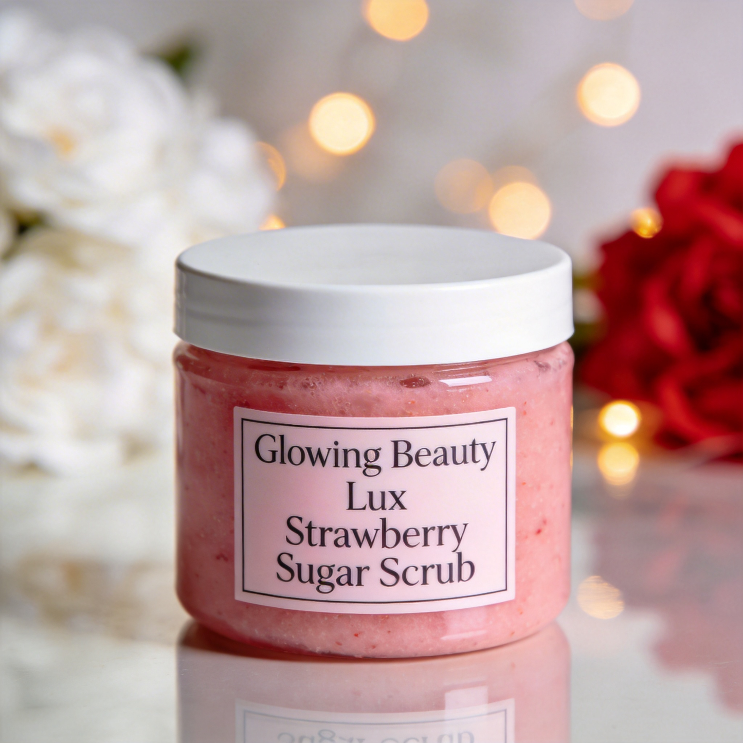 Moisturizing Strawberry Sugar Scrub 4oz